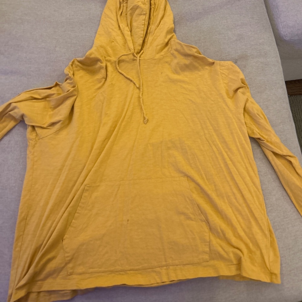 3xl yellow goodthreads hoodie